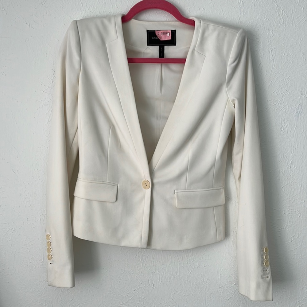 BCBG Cream Blazer